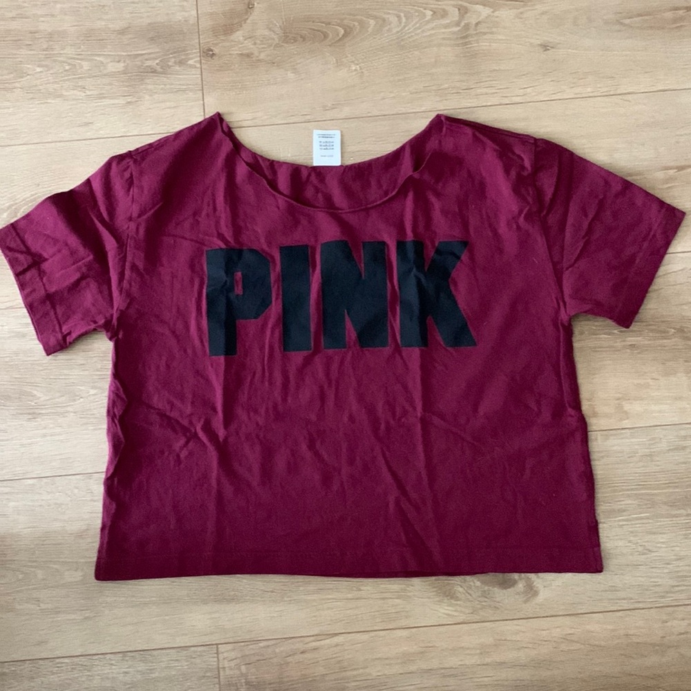 VS PINK CROP T-SHIRT